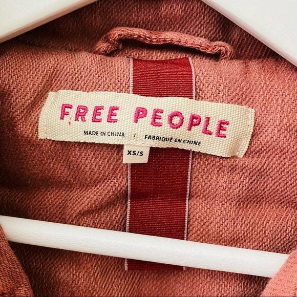 Free People Kelly Trench Coat Rose Sz XS/S - Picture 5 of 14